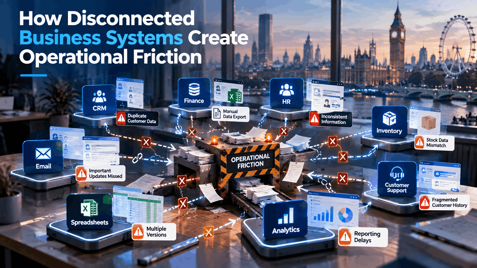 How Disconnected Business Systems Create Operational Friction
