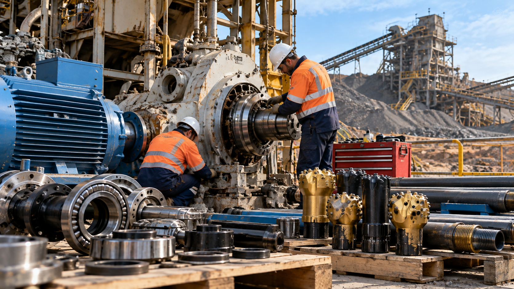 Rotating Equipment & Drilling Consumables: Maximising Uptime in Mining & Industrial Plants
