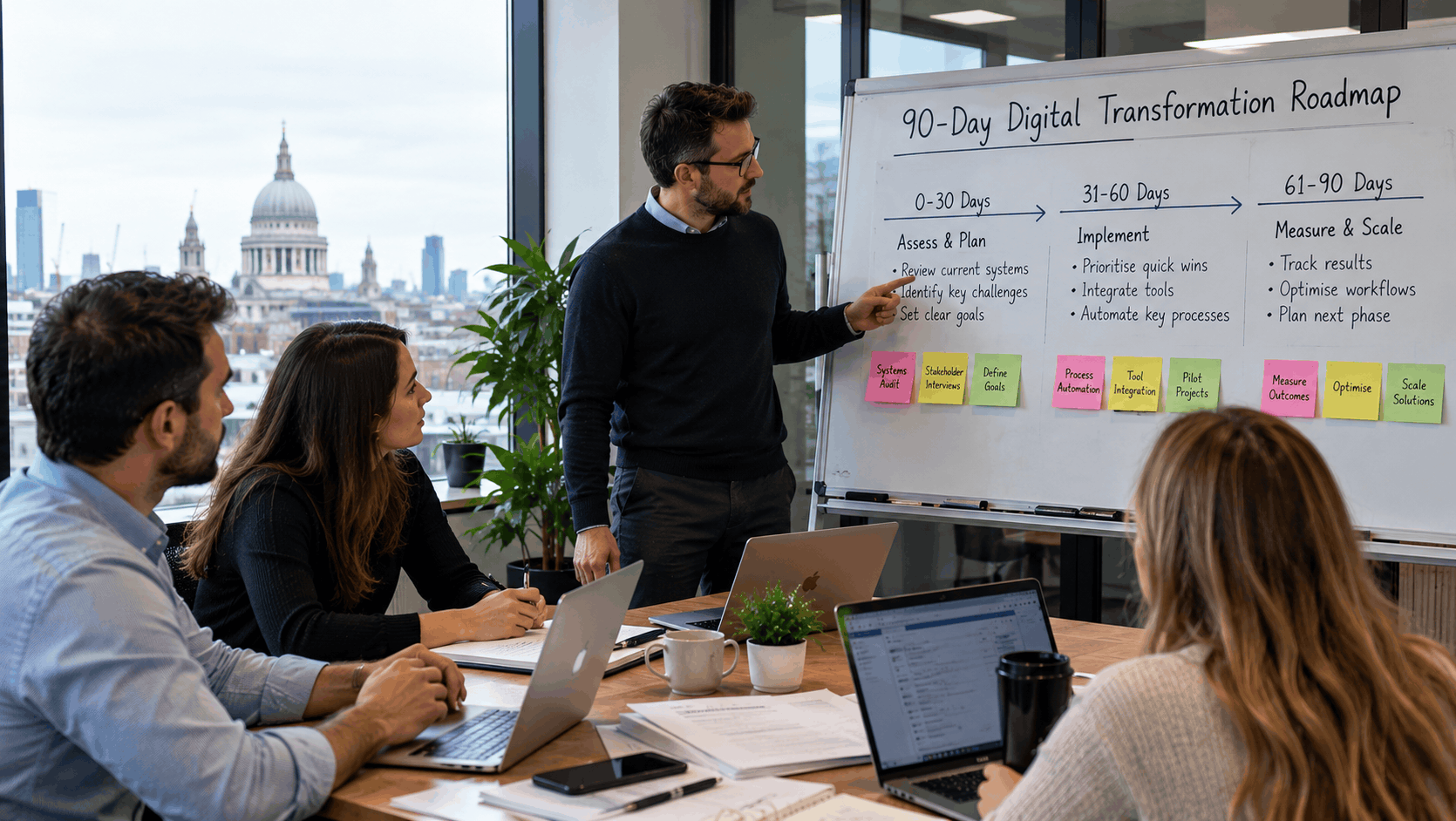 How to Build a 90-Day Digital Transformation Roadmap for a UK Small Business