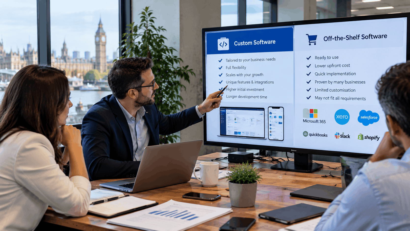 Custom Software vs Off-the-Shelf Software for UK SMEs: Which Is the Better Investment?
